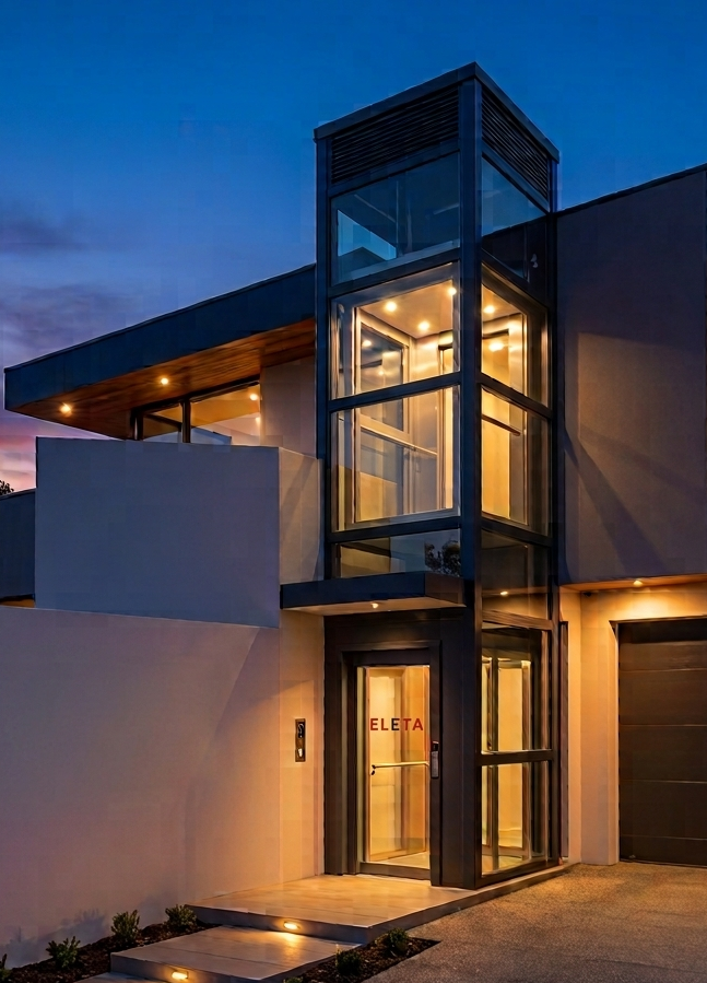 ELETA Signature Glass Home Elevator Installation