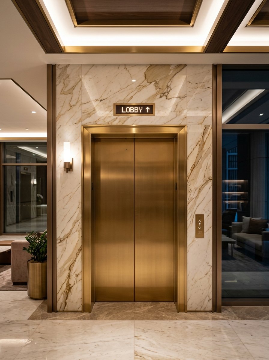 Elegant Landing Door